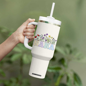 Nana Grandma Gift Tumbler With Handle Grandma's Garden Mother's Day For Grandma Mimi TB10 Print Your Wear