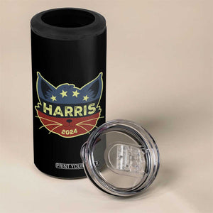 Kamala Harris 2024 Election 4 in 1 Can Cooler Tumbler This Cat Lady Vote Kamala Madam President Funny Cat TB10 Print Your Wear