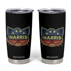 Kamala Harris 2024 Election Tumbler Cup This Cat Lady Vote Kamala Madam President Funny Cat TB10 Black Print Your Wear