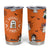 Halloween Ghost Tumbler Cup Trick Or Treat Spooky Ice Coffee Cup Gift For Her TB10 Orange Print Your Wear