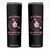 Cute Ghost Halloween Breast Cancer Awareness Skinny Tumbler In October We Wear Pink TB10 Black Print Your Wear