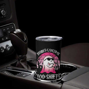 Breast Cancer Is Boo Sheet Tumbler Cup Halloween Pink Ghost TB10 Print Your Wear