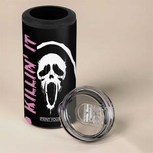 Halloween Decoration Horror Gift 4 in 1 Can Cooler Tumbler Scary Movies Iced Coffee TB10 Print Your Wear