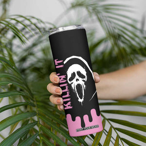 Halloween Decoration Horror Gift Skinny Tumbler Scary Movies Iced Coffee TB10 Print Your Wear