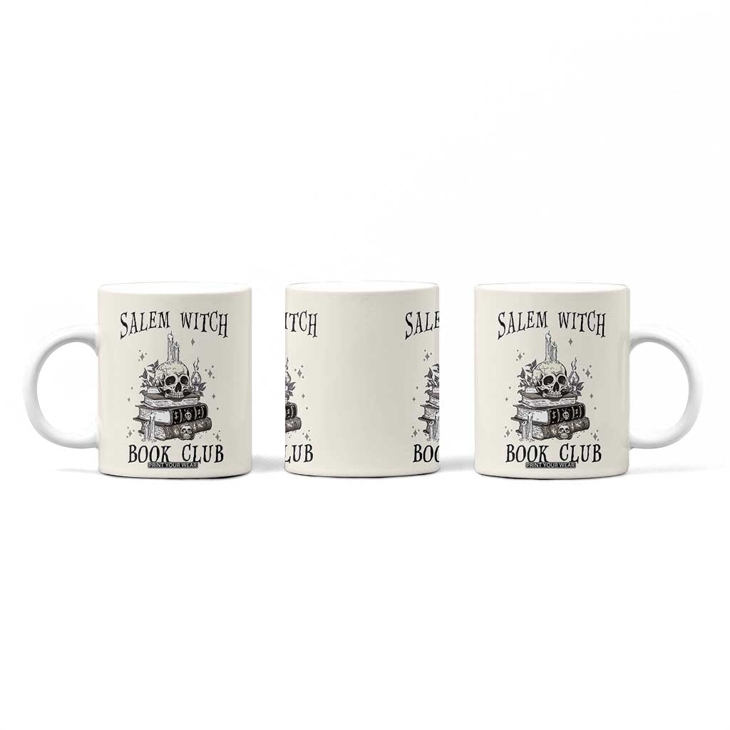 Salem Book Club Coffee Mug Retro Witch Vibes Book Lovers TB10 Print Your Wear