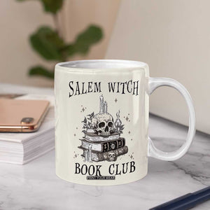 Salem Book Club Coffee Mug Retro Witch Vibes Book Lovers TB10 Print Your Wear