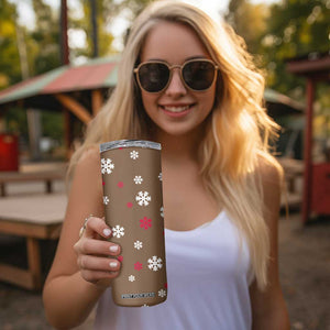 Personalized Family Christmas Gifts Skinny Tumbler Custom Name Hot Chocolate Cup Matching Group Christmas Gift TB10 Print Your Wear