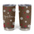 Personalized Family Christmas Gifts Tumbler Cup Custom Name Hot Chocolate Cup Matching Group Christmas Gift TB10 Brown Print Your Wear