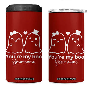 Personalized Gift For Her 4 in 1 Can Cooler Tumbler You're My Boo Halloween Christmas Valentines Birthday Gifts TB10 One Size: 16 oz Red Print Your Wear