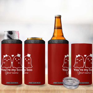 Personalized Gift For Her 4 in 1 Can Cooler Tumbler You're My Boo Halloween Christmas Valentines Birthday Gifts TB10 Print Your Wear