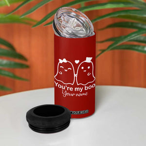 Personalized Gift For Her 4 in 1 Can Cooler Tumbler You're My Boo Halloween Christmas Valentines Birthday Gifts TB10 Print Your Wear