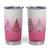 Pink Christmas Tumbler Cup Xmas Trees Pinkmas Gift For Her TB10 Pink Ombre Print Your Wear