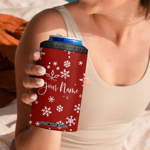 Personalized Christmas 4 in 1 Can Cooler Tumbler Custom Name Xmas Gifts for Mom Her Coworkers TB10 Print Your Wear