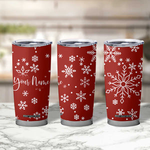 Personalized Christmas Tumbler Cup Custom Name Xmas Gifts for Mom Her Coworkers TB10 Print Your Wear