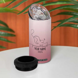 Personalized Cat Memorial 4 in 1 Can Cooler Tumbler Custom Name Cat Loss Gift TB10 Print Your Wear