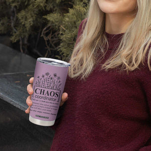 Chaos Coordinator Thank YouGift Tumbler Cup Christmas Gifts for Colleague Coworker Travel Mug Purple TB10 Print Your Wear