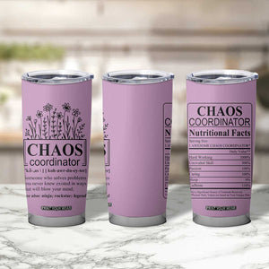 Chaos Coordinator Thank YouGift Tumbler Cup Christmas Gifts for Colleague Coworker Travel Mug Purple TB10 Print Your Wear