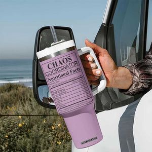 Chaos Coordinator Thank YouGift Tumbler With Handle Christmas Gifts for Colleague Coworker Travel Mug Purple TB10 Print Your Wear