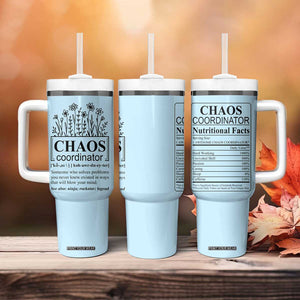 Chaos Coordinator Thank YouGift Tumbler With Handle Christmas Gift for Colleague Coworker Travel Mug Blue TB10 Print Your Wear