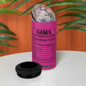 Chaos Coordinator 4 in 1 Can Cooler Tumbler Christmas Gifts for Colleague Coworker Travel Mug Thank You Gift Pink TB10 Print Your Wear