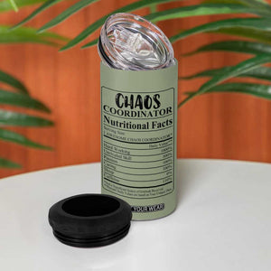 Chaos Coordinator 4 in 1 Can Cooler Tumbler Christmas Gifts for Colleague Coworker Travel Mug Thank You Gift Pink Moss-Green TB10 Print Your Wear