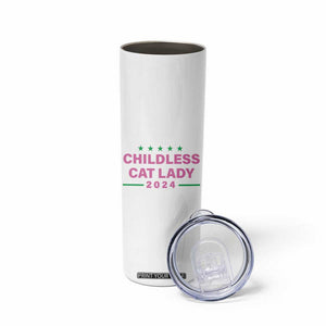 Harris 2024 Skinny Tumbler Childless Cat Lady, Ladies for Kamala TB10 Print Your Wear