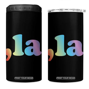 Comma La 4 in 1 Can Cooler Tumbler Madam President Kamala Harris 2024 TB10 One Size: 16 oz Black Print Your Wear