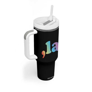 Comma La Tumbler With Handle Madam President Kamala Harris 2024 TB10 Print Your Wear