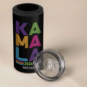 Harris 2024 President Election '24 4 in 1 Can Cooler Tumbler Fans Of Kamala TB10 Print Your Wear