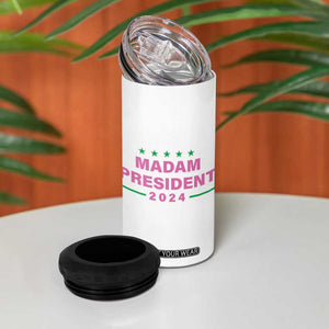 Harris 2024 4 in 1 Can Cooler Tumbler Fans Of Kamala Madam President TB10 Print Your Wear