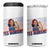 Harris 2024 4 in 1 Can Cooler Tumbler Yes We Kam Kamala Madam President TB10 One Size: 16 oz White Print Your Wear