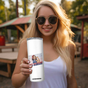 Harris 2024 Skinny Tumbler Yes We Kam Kamala Madam President TB10 Print Your Wear