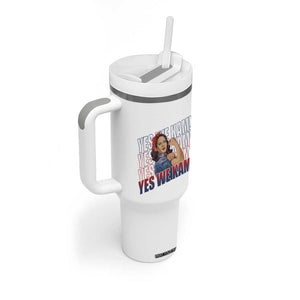 Harris 2024 Tumbler With Handle Yes We Kam Kamala Madam President TB10 Print Your Wear