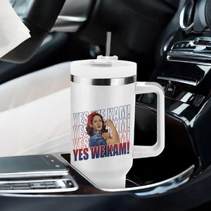 Harris 2024 Tumbler With Handle Yes We Kam Kamala Madam President TB10 Print Your Wear