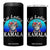 Harris 2024 4 in 1 Can Cooler Tumbler Cat Lady Ladies for Kamala Madam President TB10 One Size: 16 oz Black Print Your Wear