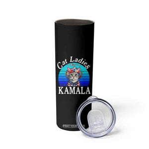 Harris 2024 Skinny Tumbler Cat Lady Ladies for Kamala Madam President TB10 Print Your Wear