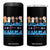 Harris 2024 4 in 1 Can Cooler Tumbler Cat Lady Ladies for Kamala Madam President TB10 One Size: 16 oz Black Print Your Wear