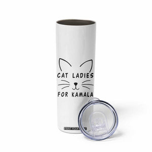 Harris 2024 Skinny Tumbler Cat Lady Ladies for Kamala Madam President TB10 Print Your Wear