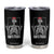 Rock On Skeleton Hand Tumbler Cup Rock and Roll Horns Up TB10 Black Print Your Wear