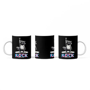 Retro Raccoon Rock Music Coffee Mug TB10 Print Your Wear