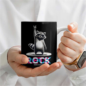 Retro Raccoon Rock Music Coffee Mug TB10 Print Your Wear