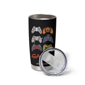 Funny Halloween Skeleton Zombie Gaming Controller Tumbler Cup Gamer Gaming Gift for Son Boy Teen TB10 Print Your Wear