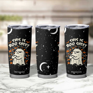 This Is Boo Sheet Cute Ghost Tumbler Cup Funny Halloween Costume TB10 Print Your Wear