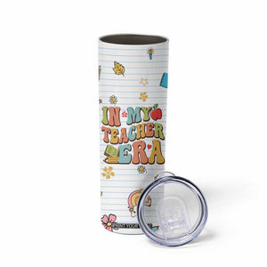 Teachers Skinny Tumbler In My Teacher Era Preschool Kindergarten Teaching Life TB10 Print Your Wear