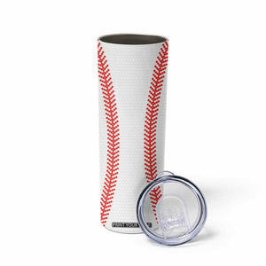 Baseball Skinny Tumbler Sports Gameday Baseball Gifts Sports Lovers Fan Players Coach TB10 Print Your Wear