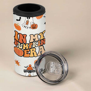 Cute Ghost Fall Coffee 4 in 1 Can Cooler Tumbler In My Pumpkin Era Retro Funny Fall Vibes Thanksgiving Halloween TB10 Print Your Wear