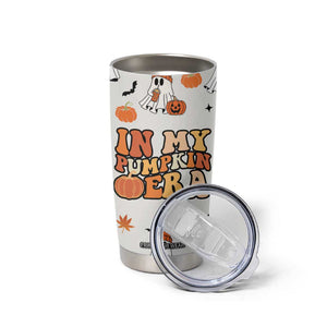 Cute Ghost Fall Coffee Tumbler Cup In My Pumpkin Era Retro Funny Fall Vibes Thanksgiving Halloween TB10 Print Your Wear