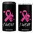 Breast Cancer Awareness 4 in 1 Can Cooler Tumbler Pink Ribbon Support The Fighters TB10 One Size: 16 oz Black Print Your Wear