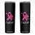 Breast Cancer Awareness Skinny Tumbler Pink Ribbon Support The Fighters TB10 Black Print Your Wear