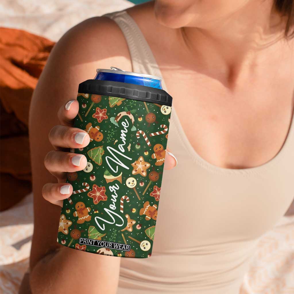 Personalized Christmas 4 in 1 Can Cooler Tumbler Custom Name Car Cup Holder Xmas Gifts TB10 Print Your Wear